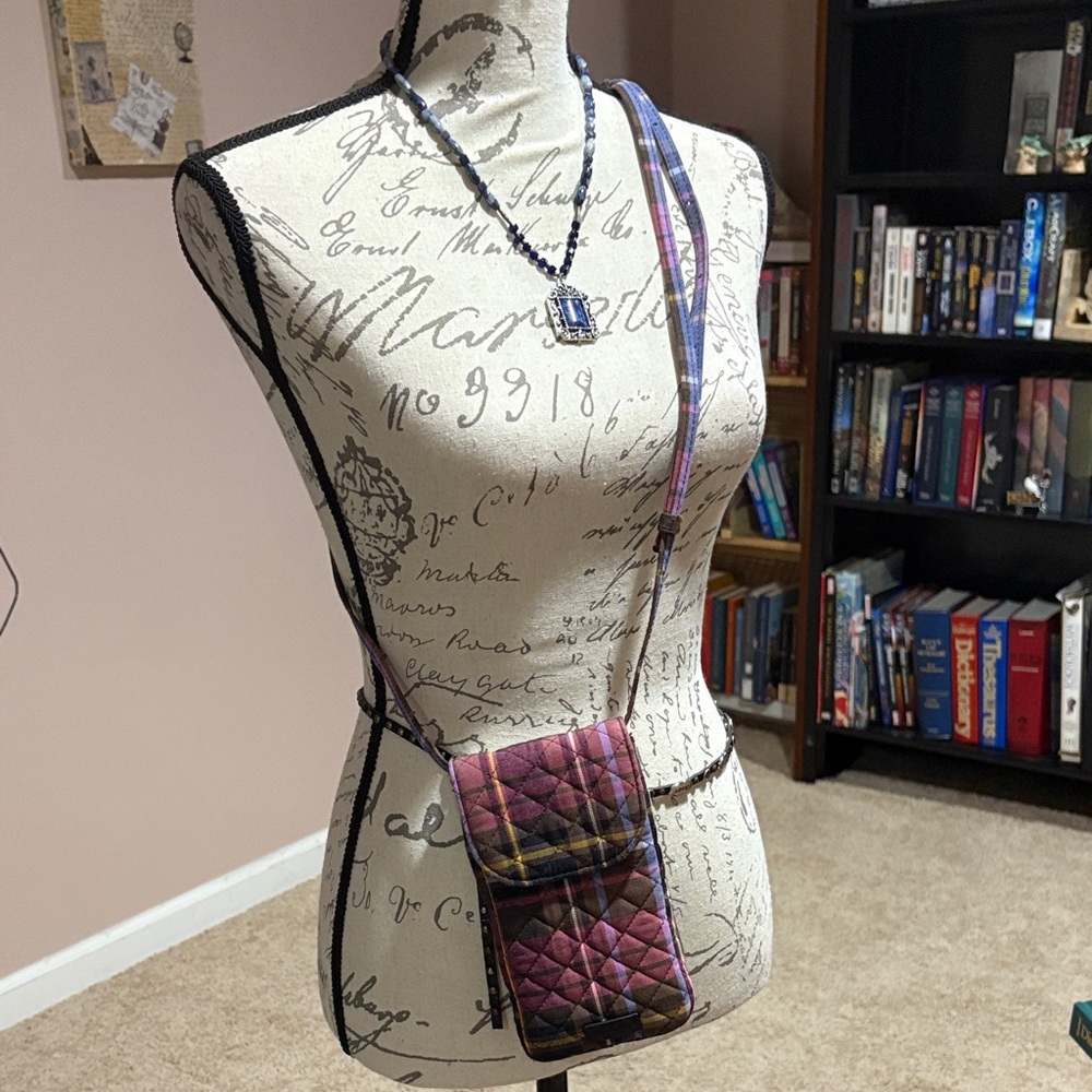 Vera Bradley cross body phone/eyeglass purse